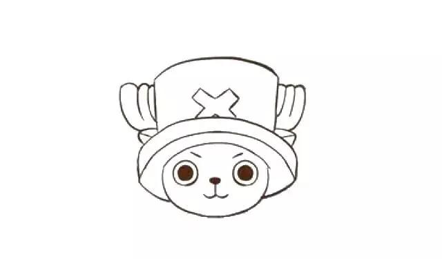 海贼王里面的乔巴简笔画图片,海贼王简笔画乔巴