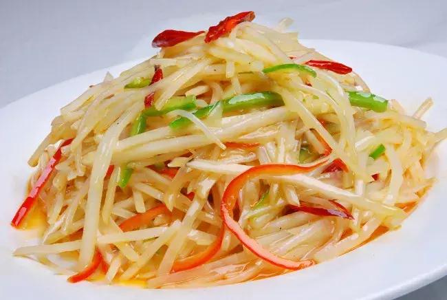 土豆丝做法大全家常菜简单好吃,土豆丝家常做法怎么切