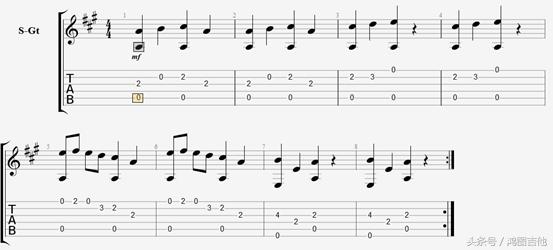 教你吉他弹最简单的曲子,手把手教吉他弹曲