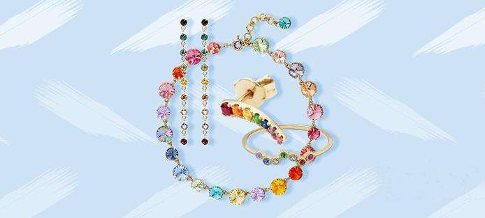 元气UP夏天宠幸度极高的“彩虹风”珠宝！