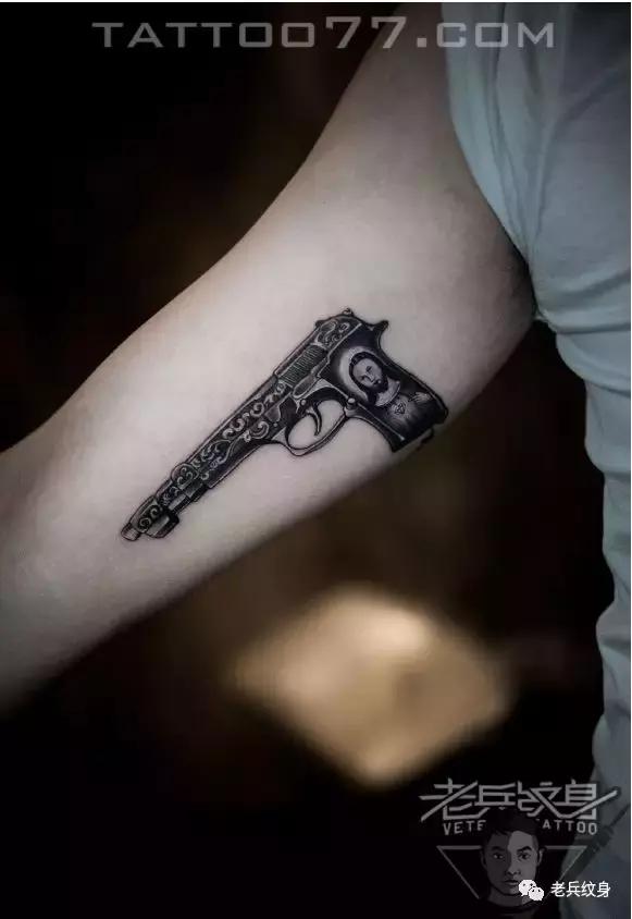 武汉老兵纹身关公花臂,老兵纹身欣赏图片
