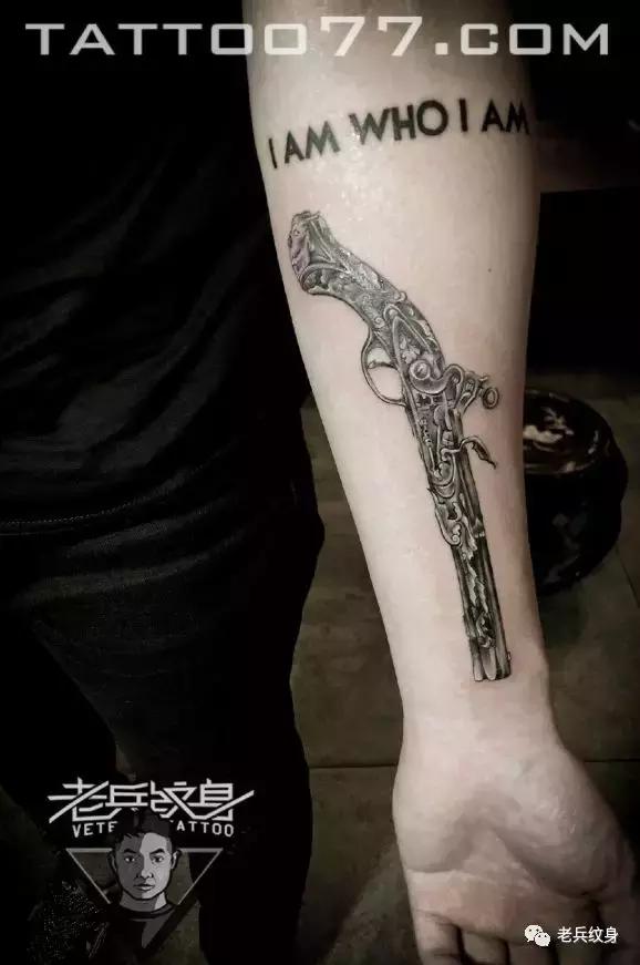 武汉老兵纹身关公花臂,老兵纹身欣赏图片