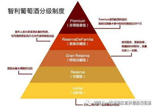 葡萄酒品鉴术语大全,西班牙葡萄酒怎么分级