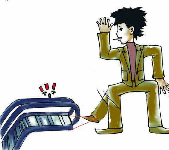 电梯安全装置图解,电梯安全使用图解及困梯自救