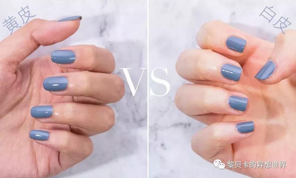 夏天指甲油2022年新款显白图片,显手白的十种指甲油推荐
