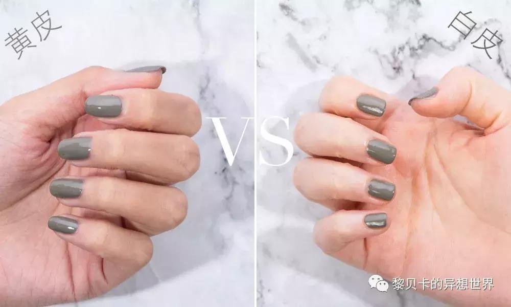 夏天指甲油2022年新款显白图片,显手白的十种指甲油推荐