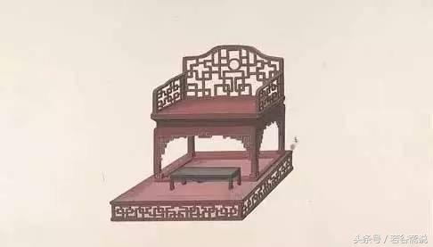 古典明清家具黑白手绘图,明清家具的对比图手绘