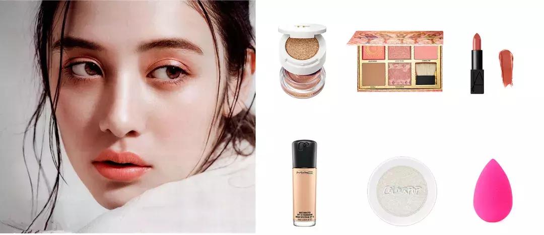 潮流穿搭适合的妆容,简单干净的穿搭和妆容