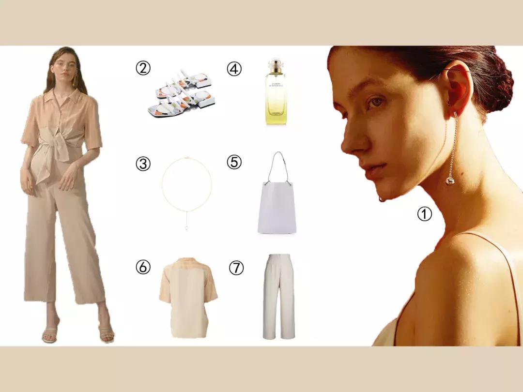 潮流穿搭适合的妆容,简单干净的穿搭和妆容