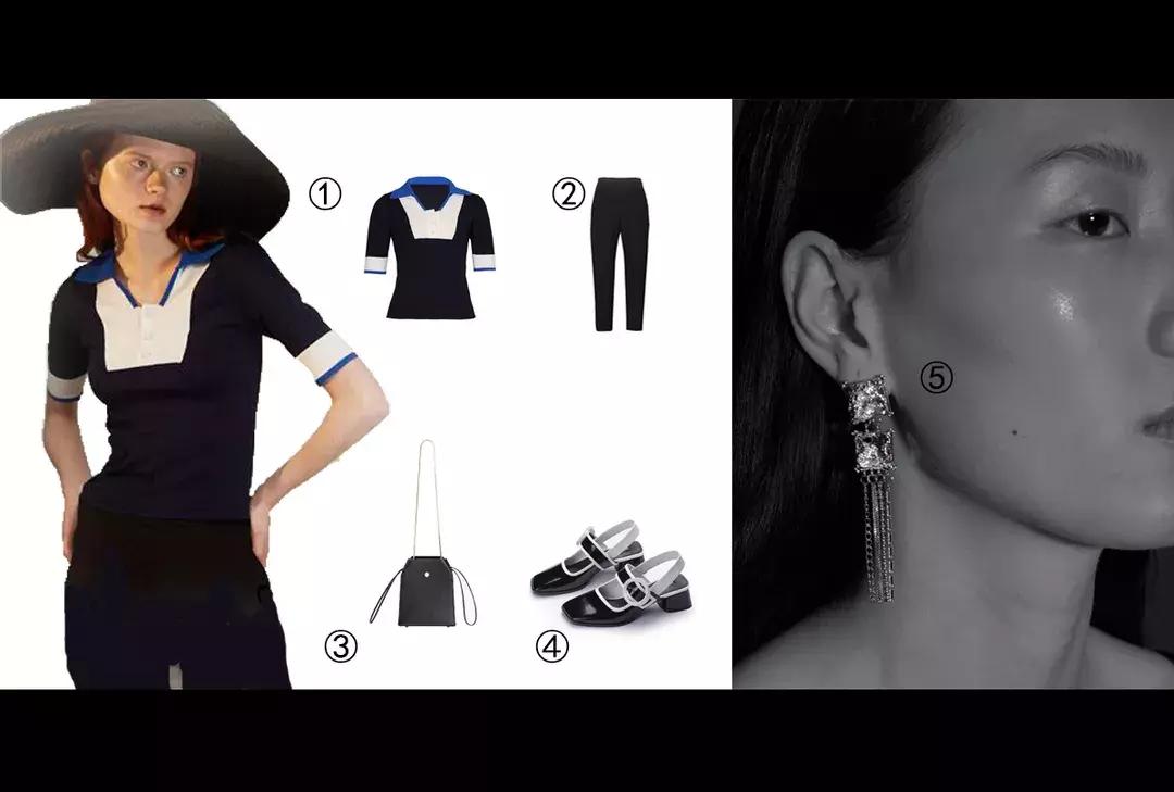 潮流穿搭适合的妆容,简单干净的穿搭和妆容