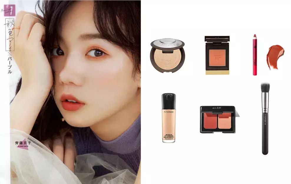 潮流穿搭适合的妆容,简单干净的穿搭和妆容