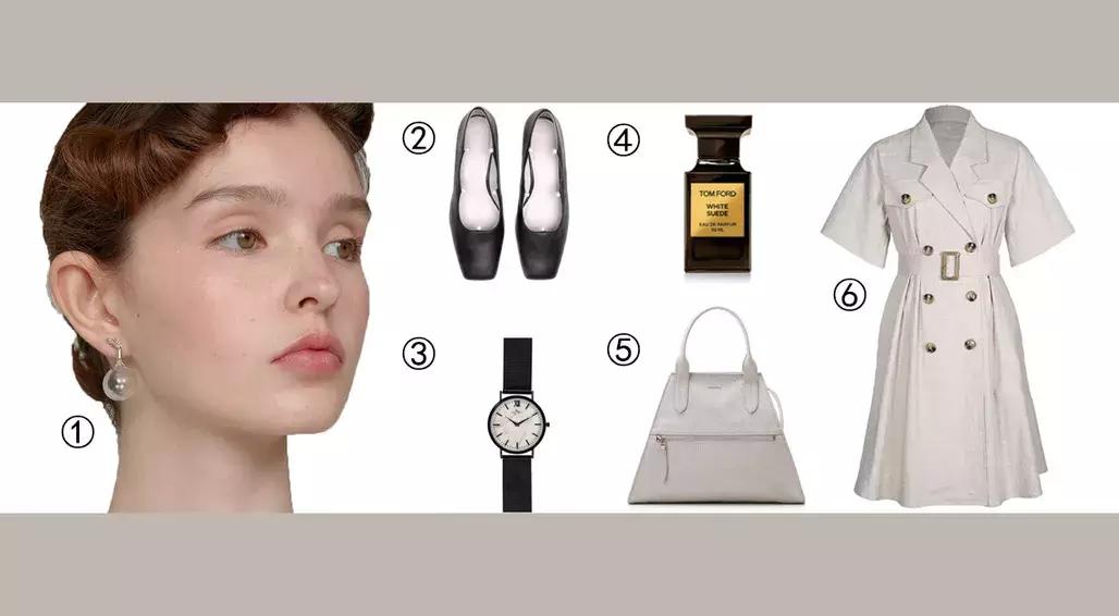 潮流穿搭适合的妆容,简单干净的穿搭和妆容