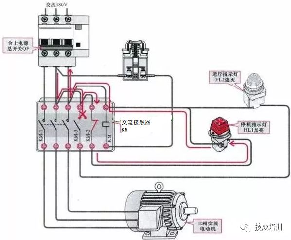 三相交流接触器自锁原理怎么接线,cjx1交流接触器工作原理讲解