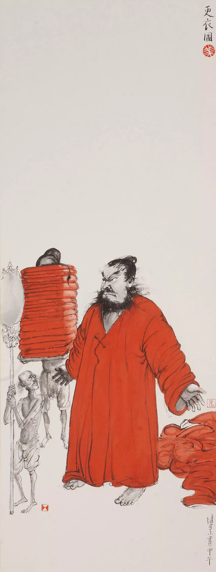 钟馗捉鬼的姿势,钟馗是捉鬼还是驱鬼的