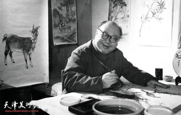 溥佐长卷百图作品,津门绘画八大家之一溥佐作品欣赏