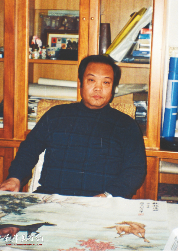 溥佐长卷百图作品,津门绘画八大家之一溥佐作品欣赏