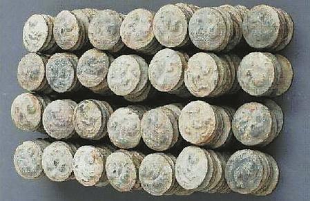 丝路西域货币图片,丝路铅制币