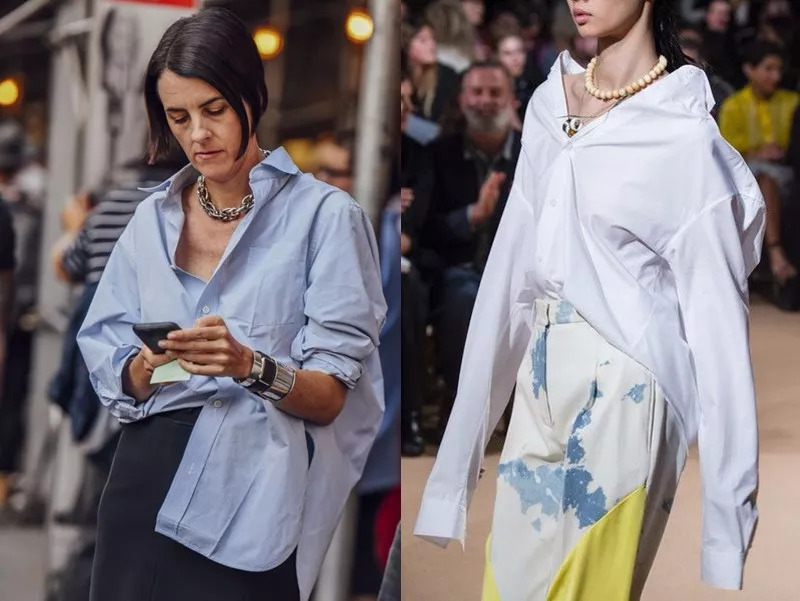 长袖衬衫怎么穿才好看,衬衫这样穿时髦又高级回头率200%