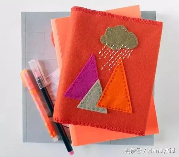 diy书皮教程,小清新手工书皮