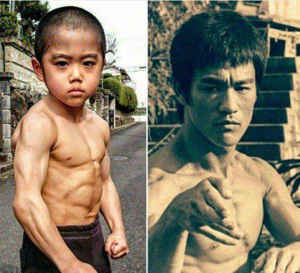 世界上最强壮健美小男孩,世界上最强壮的三个小孩肌肉暴涨