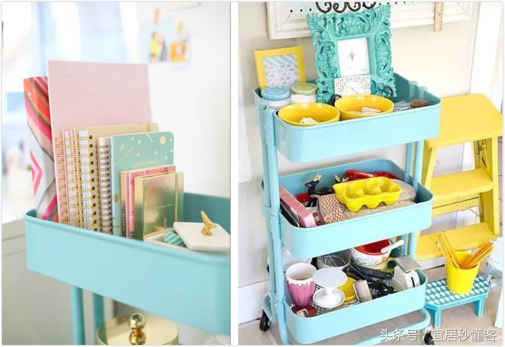 餐桌上放的旋转盘宜家万能小推车,宜家小推车的正确使用方法