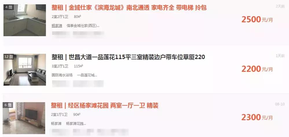 威海银滩租房房价,威海租房为什么便宜