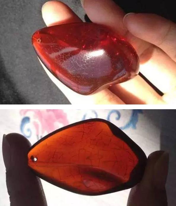 血珀为什么会裂,血珀有裂