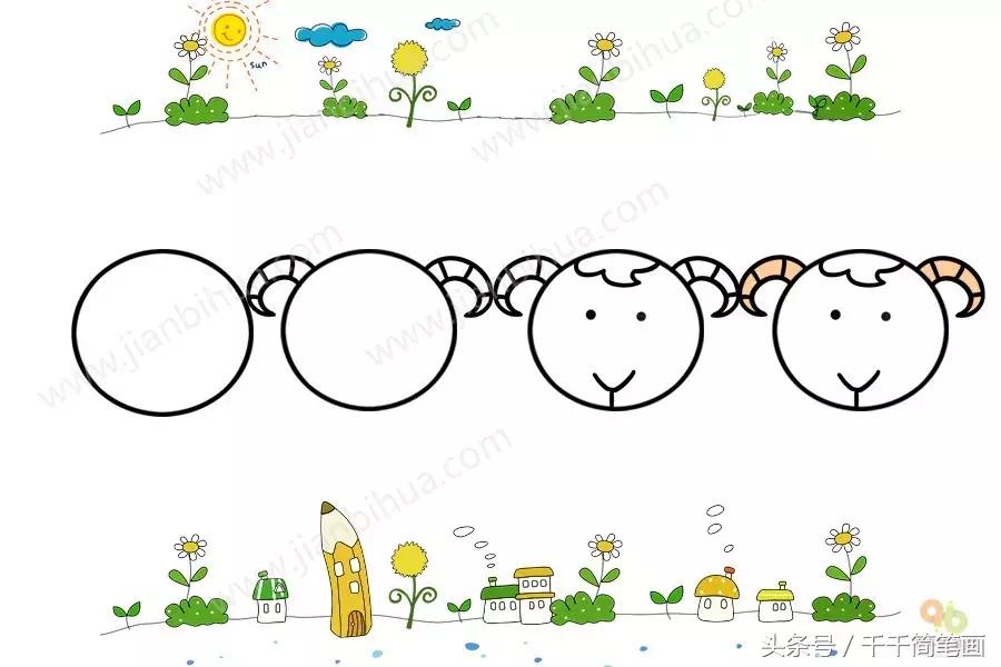 儿童简单动物简笔画大全,怎么画动物唱歌的模样简笔画