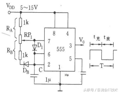 定时器产生方波的流程图,利用定时器产生100ms方波