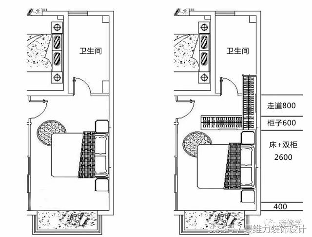 卫生间对门解决方案放植物,卫生间对门卧室的解法