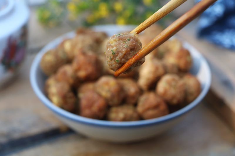 老妈做丸子视频,老妈做的丸子汤