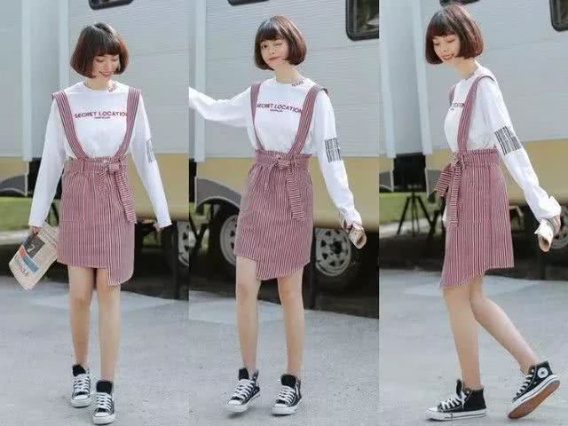 五十岁矮个子微胖女人春秋穿搭,阔腿裤搭什么上衣矮个子怎么穿