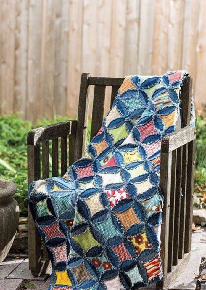 牛仔裤变废为宝手工制作,旧牛仔裤diy改造手工制作时尚背包