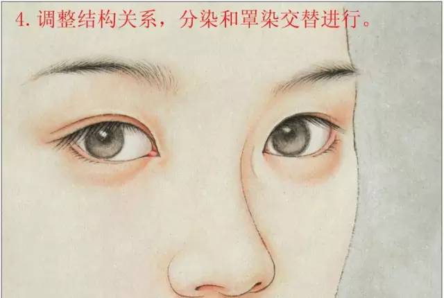 花鸟工笔白描淡彩重彩水彩,古代美女工笔淡彩白描