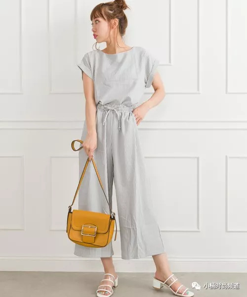 日系夏季穿搭三件套,简单穿搭夏天气质套装推荐