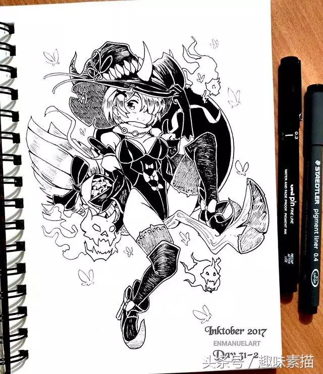 动漫人物手绘铅笔稿教程,动漫人物手绘铅笔稿