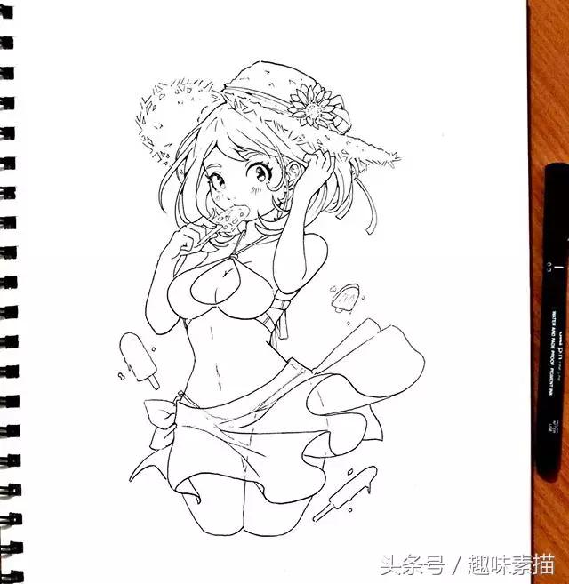 动漫人物手绘铅笔稿教程,动漫人物手绘铅笔稿