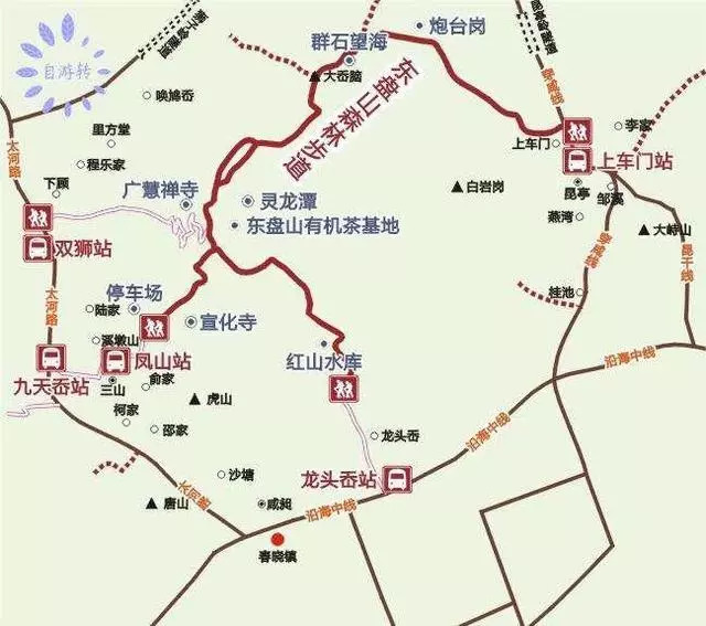 宁波北仑森林步道图片,北仑里外峰森林步道