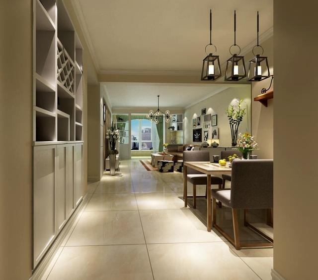 160平收纳实用装修效果图,客厅装修效果图现代简约风隔板