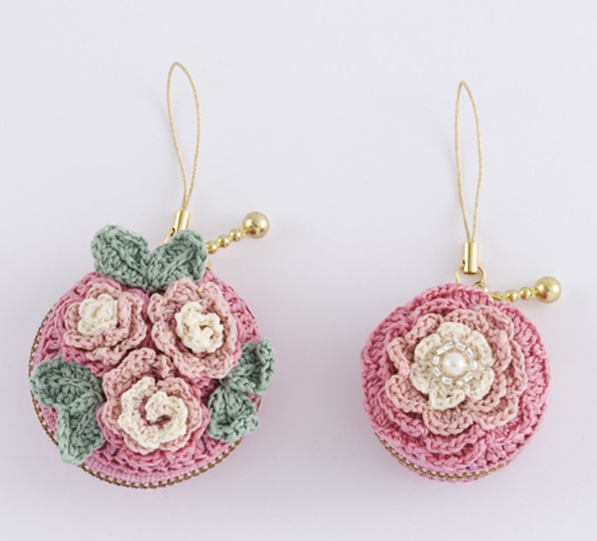 线头编织小物件,编织线小物件