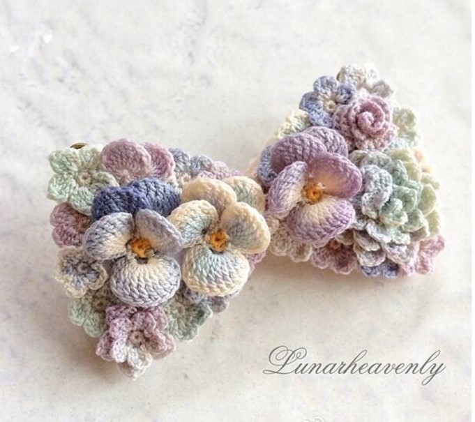 线头编织小物件,编织线小物件