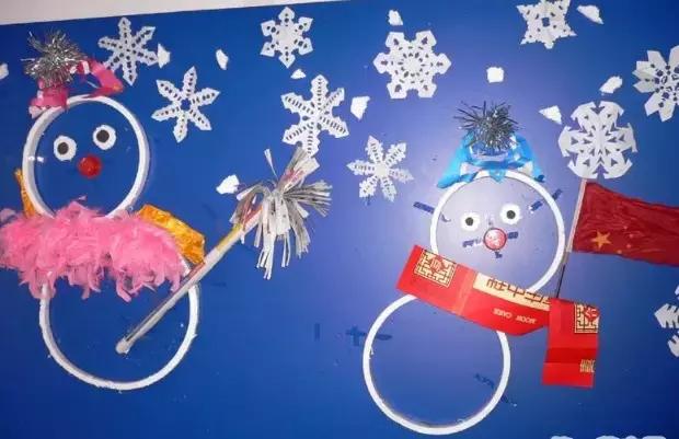 2022冬奥会幼儿园环创墙面,幼儿园教室外面门口墙面环创