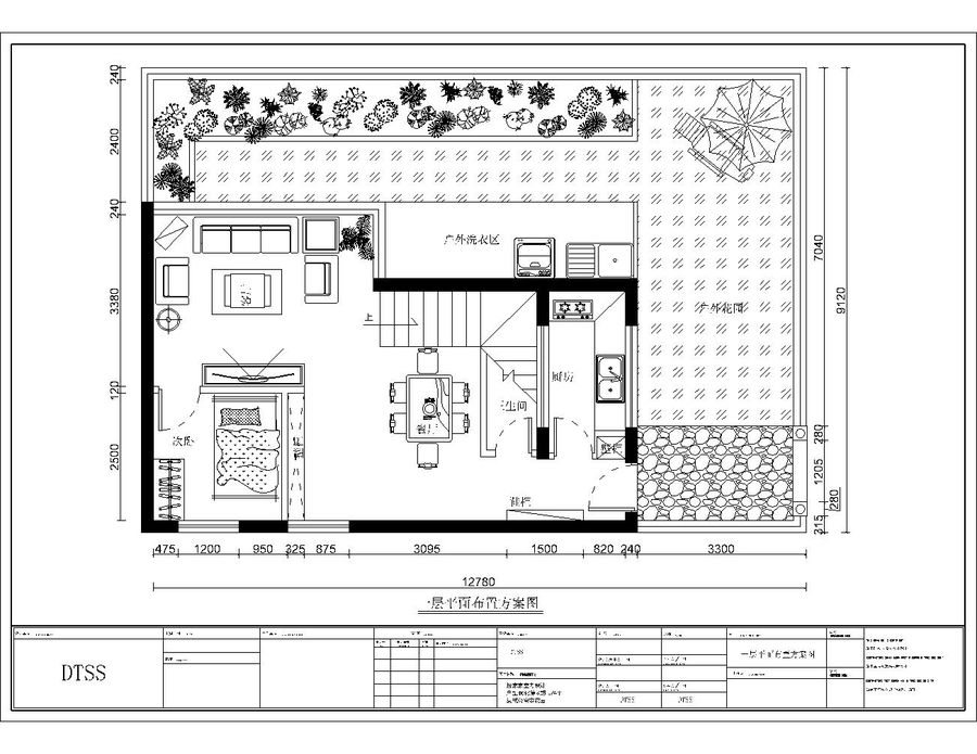 一楼二楼复式带花园装修效果图,复式房户型设计图大全