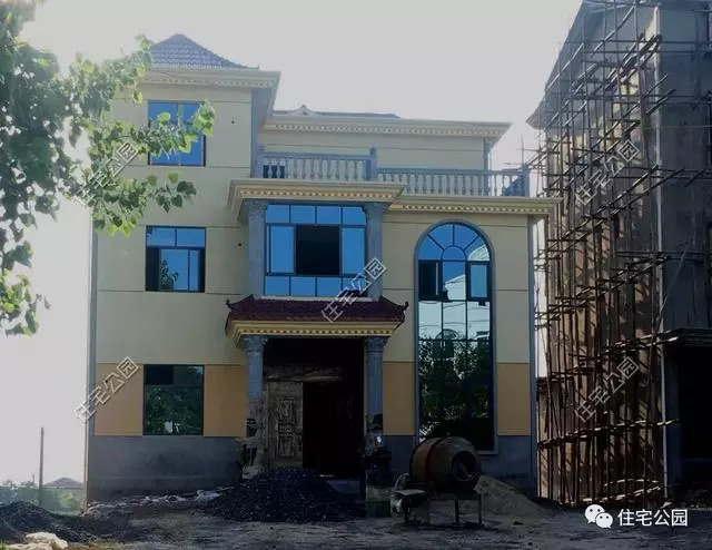 农村一层自建房带地下室效果图,农村自建房三层带地下室真实图