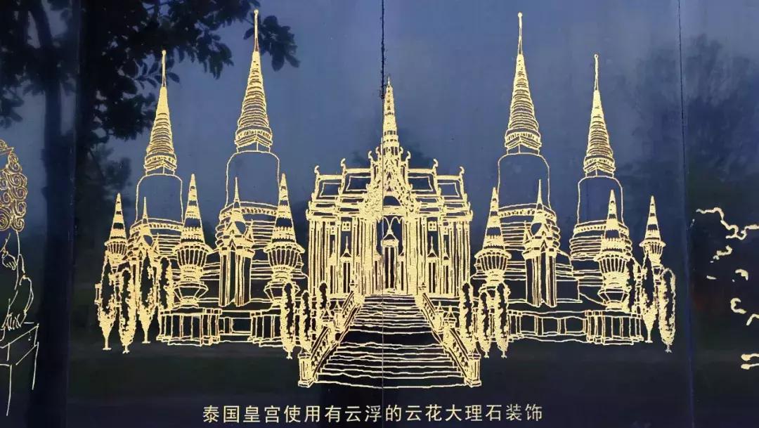 云浮石材400多年的历史,石材背景墙的历史