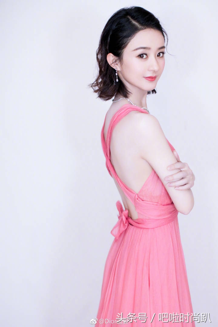 赵丽颖baby同穿迪奥礼服,赵丽颖和杨颖同穿迪奥礼服裙