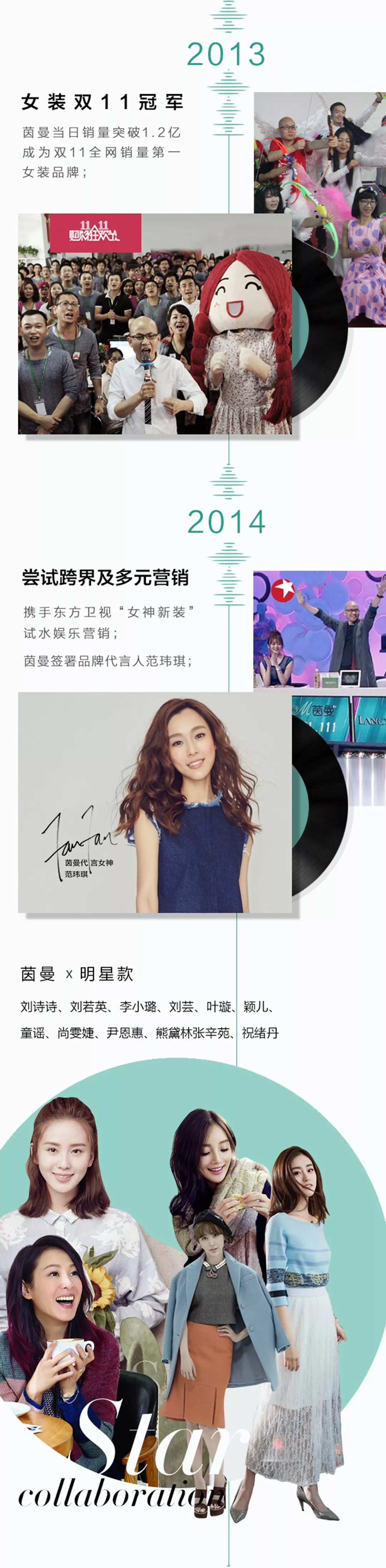 茵曼logo,茵曼店庆十周年