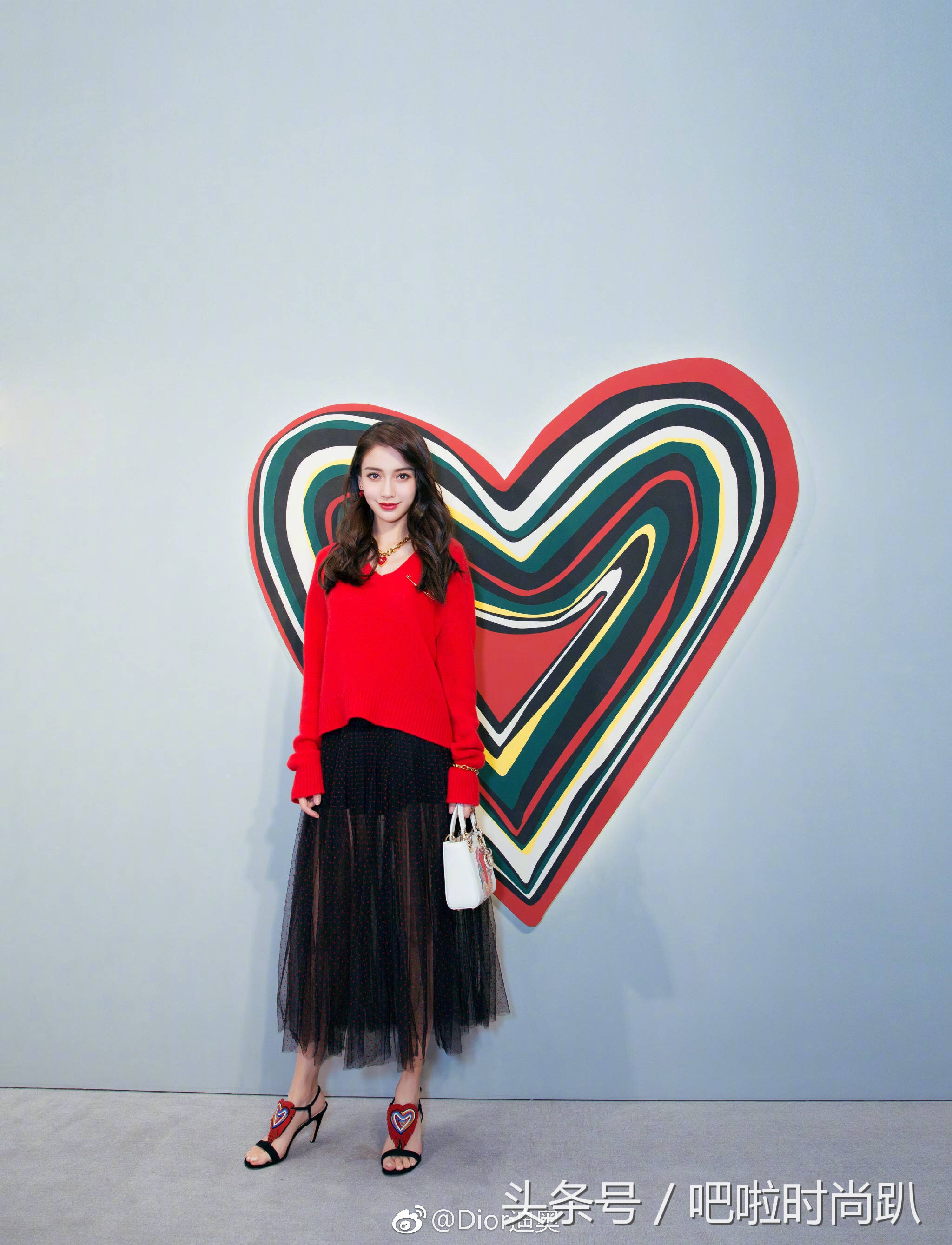 赵丽颖baby同穿迪奥礼服,赵丽颖和杨颖同穿迪奥礼服裙