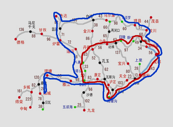 川渝自驾旅游攻略路线大全,川贵渝线自驾游路线图