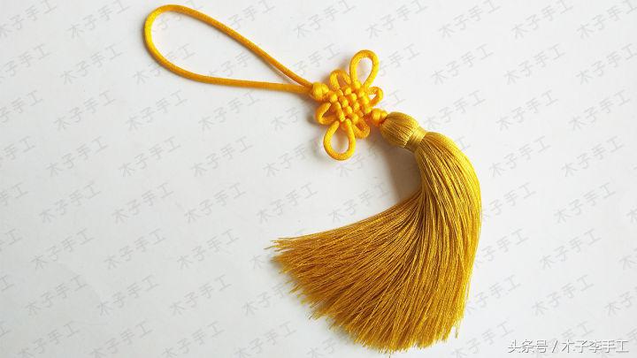 中国结小挂件简单编法,手工中国结挂饰简单又好看